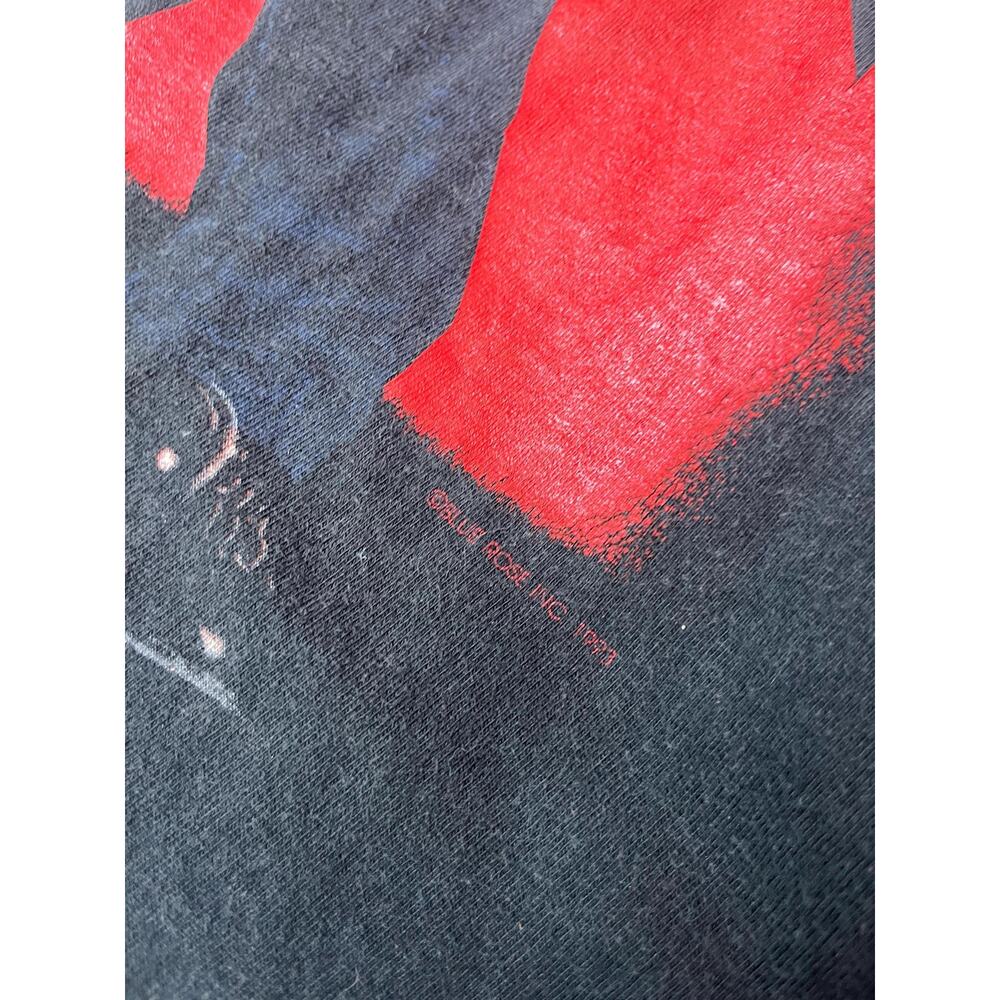 Vintage 90s Garth Brooks T Shirt | 1993 World Tour Single Stitch Band Tee | L - Picture 6 of 8
